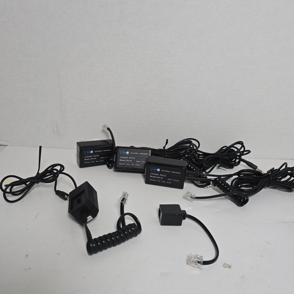 Lot/3 VEC LRX-35 Telephone Logger Patch + Adapter & Recorder Vintage Phone - Picture 1 of 9